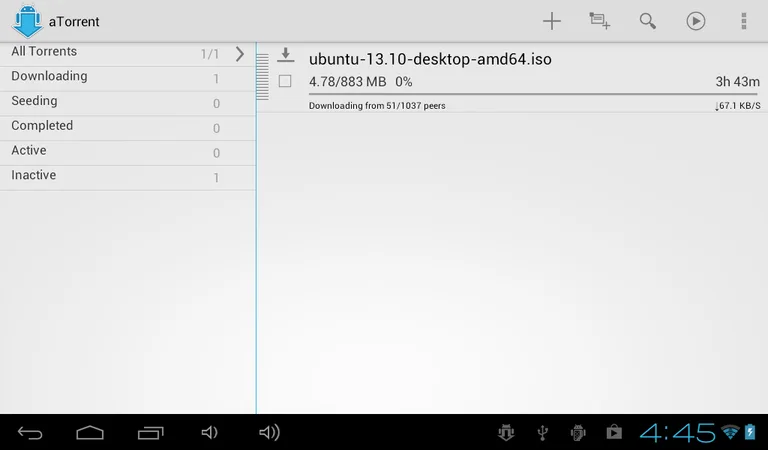 aTorrent - torrent downloader screenshot 7