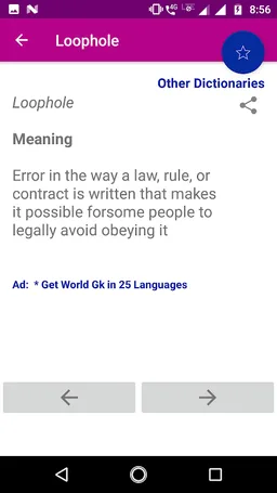 One Word Substitution Offline Dictionary screenshot 6