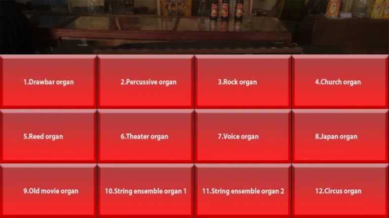 Electronic organ screenshot 2