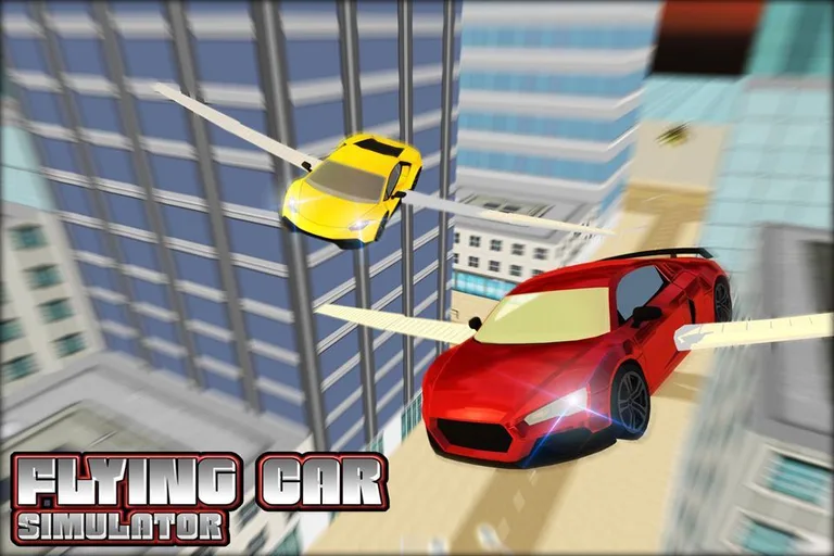 Flying Jet Car Simulator 3D screenshot 5
