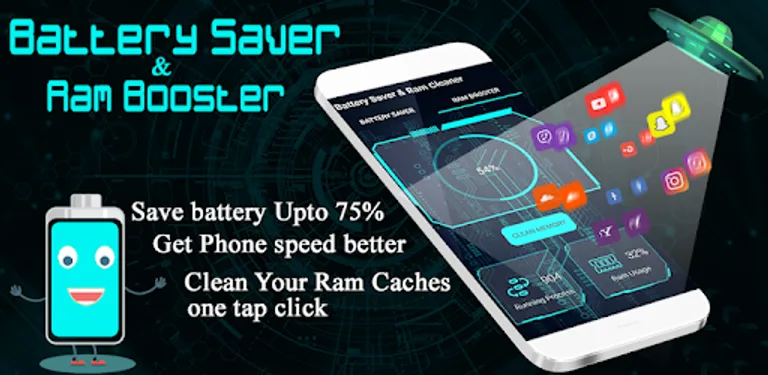 Fast Ram Cleaner,Speed Booster & Battery Saver cover image