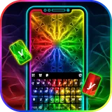 RGB Geometric Colors Keyboard Background icon