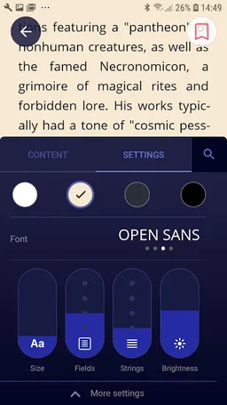 eBoox: ePub PDF e-book Reader screenshot 3