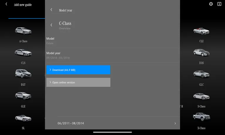Mercedes-Benz Guides screenshot 13