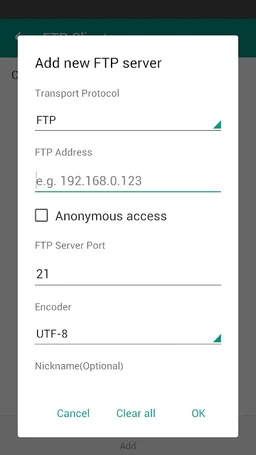 FTP-Client screenshot 4