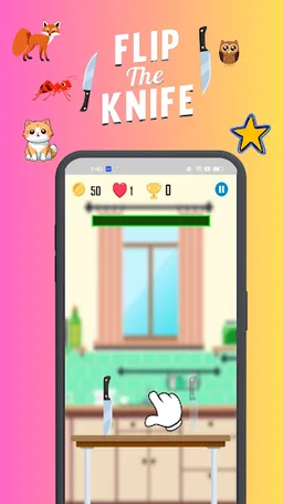 Flip The Knife Game screenshot 1