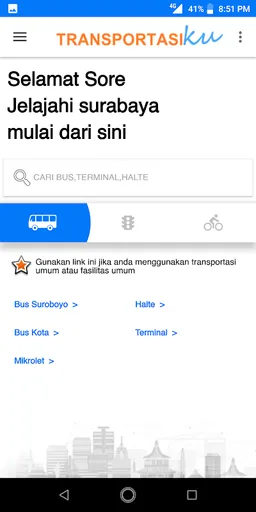 TransportasiKu - Surabaya Smart Mobility screenshot 1