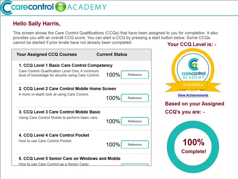 Care Control Academy screenshot 2
