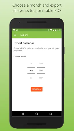 EpiCalendar - Seizure Diary screenshot 1
