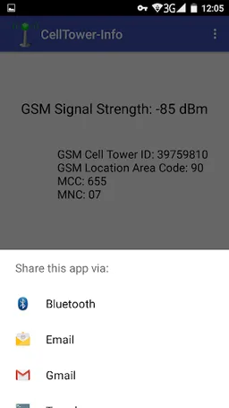 Cell Tower Info and Signal screenshot 5