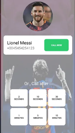 Messi Video Call l Fake Call From Lionel Messi screenshot 2