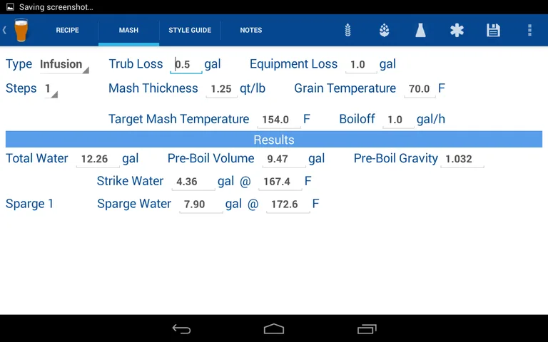 Wort Homebrew Calculator screenshot 19