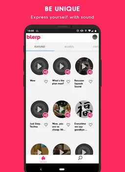 Blerp. Audio Clips, Memes, Quotes & Sound Effects screenshot 1