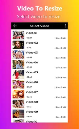 Video To Resize screenshot 1