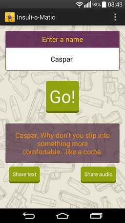 Insult-o-Matic screenshot 1