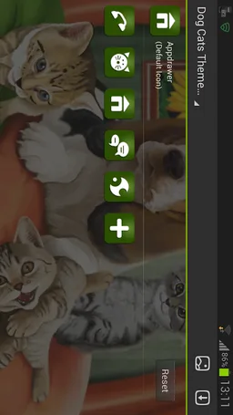 GO Launcher EX Theme dog cats screenshot 5