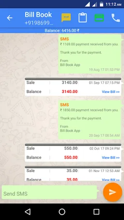 Bill Book screenshot 2