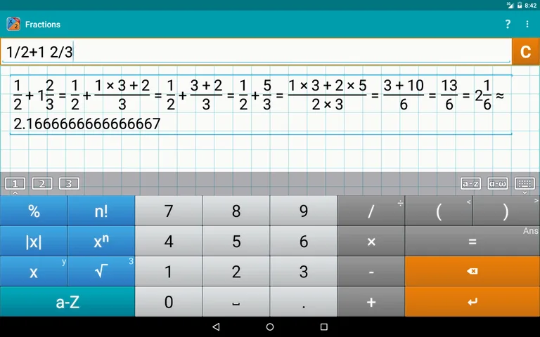 Fraction Calculator + Math PRO screenshot 1