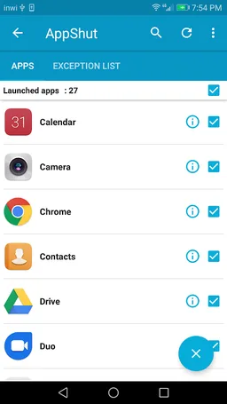 AppShut : Close running apps screenshot 2