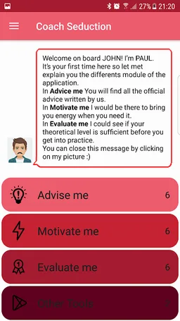 Love & Seduction Coach - Tips and Quizzes screenshot 2