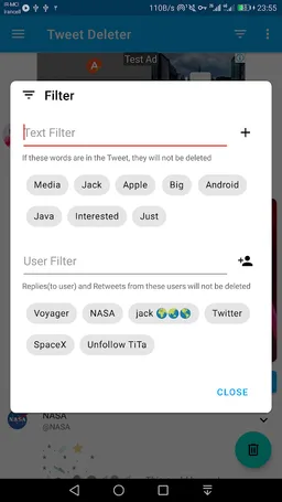Tweet deleter - delete your tweets screenshot 3