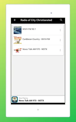 Radio US Virgin Islands FM App screenshot 12