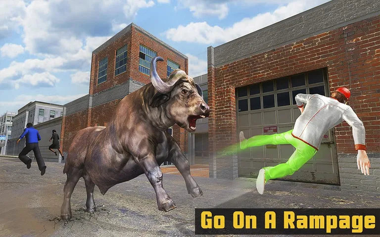Super X Robot VS Angry Bull Attack Simulator screenshot 10