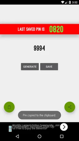 Pin Generator screenshot 2