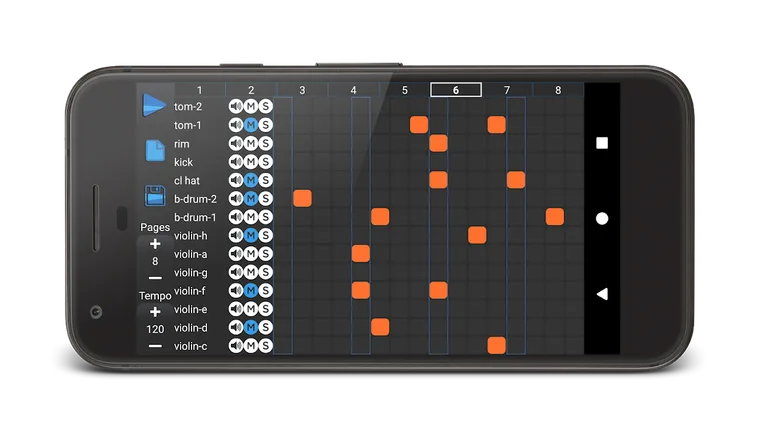 Violin and Drums: beat maker. Music maker screenshot 2