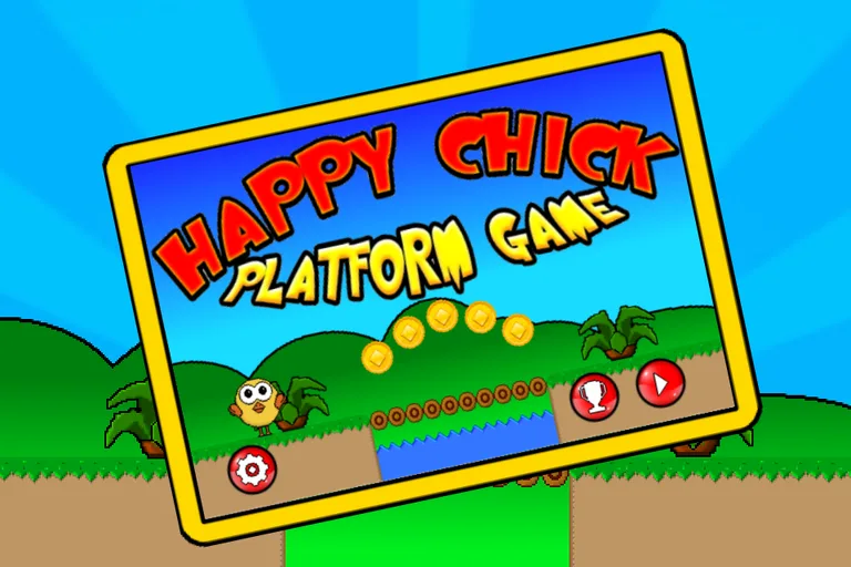 Happy Chick - Platform Game screenshot 7