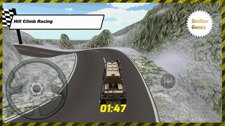 Snow Buffalo Hill Climb Racing screenshot 3