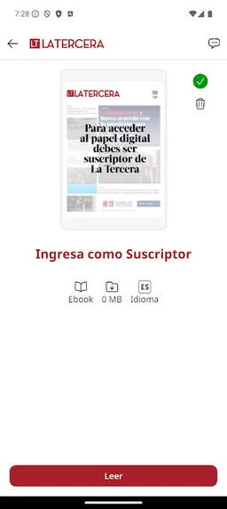 La Tercera EA screenshot 3