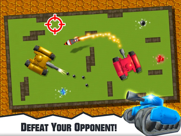 2 Player Tank Wars screenshot 8