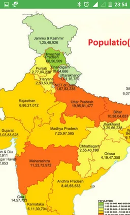India Map with Capitals screenshot 6