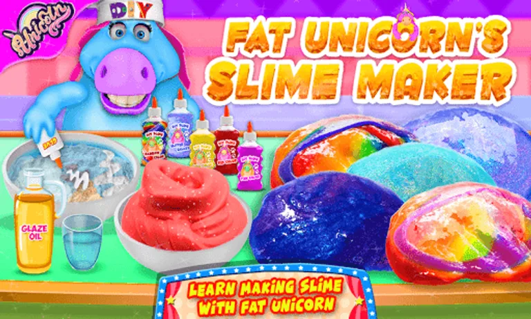 Mr. Fat Unicorn Slime Maker Game! DIY Squishy Toy screenshot 8
