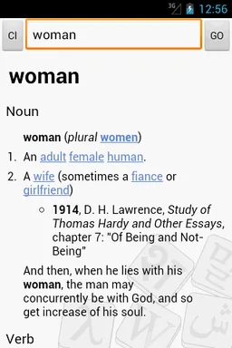 Wiktionary Dictionary screenshot 1