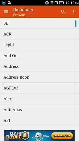 Ubuntu Dictionary screenshot 2