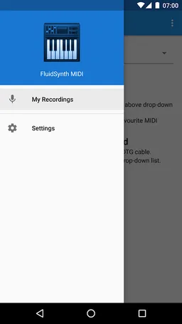 FluidSynth MIDI Synthesizer screenshot 1