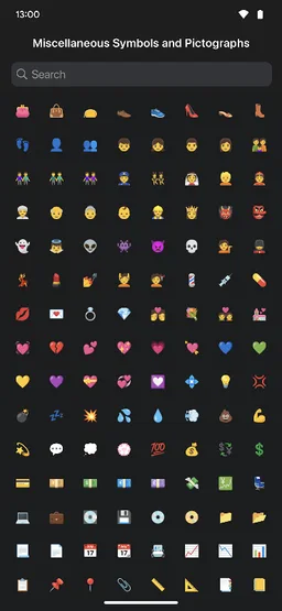 Unicode – characters and emoji screenshot 5