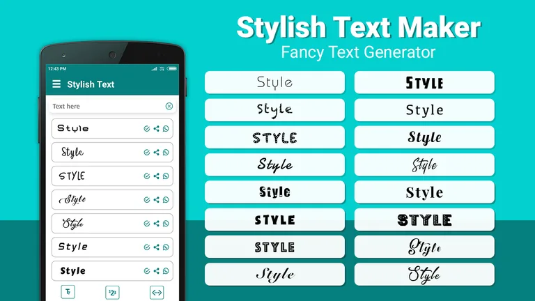 Stylish Text Maker - Fancy Text Generator screenshot 1