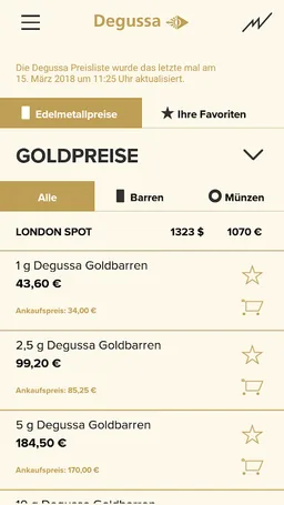 Gold-Ticker screenshot 5