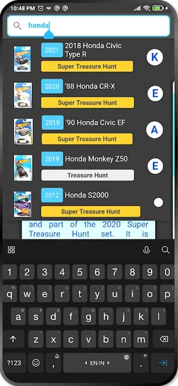 Hot Wheels: Treasure Hunt Data screenshot 3
