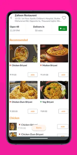 SpicyFood screenshot 1