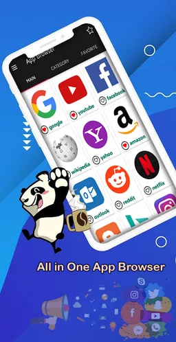 All in One App-social Browser screenshot 3