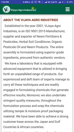 Vijaya Agro Industries screenshot 4