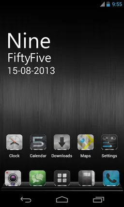 Metal Free(APEX NOVA GO THEME) screenshot 8