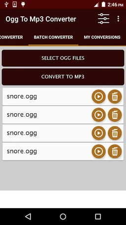 OGG To MP3 Converter screenshot 2