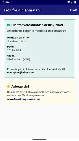Arbetsförmedlingen Mina sidor screenshot 6