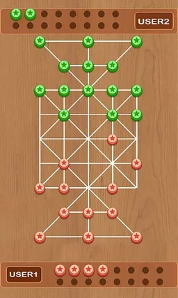 Bead 16 - Sholo Guti, Sixteen Soldiers Board Game screenshot 4