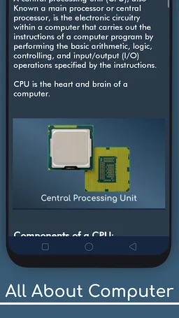 Computer Parts: All About Computer screenshot 6